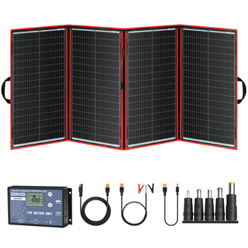 300w Portable Foldable Solar Panel Kit for Powerstation/Motorhome/Car Battery/Mobile Phone