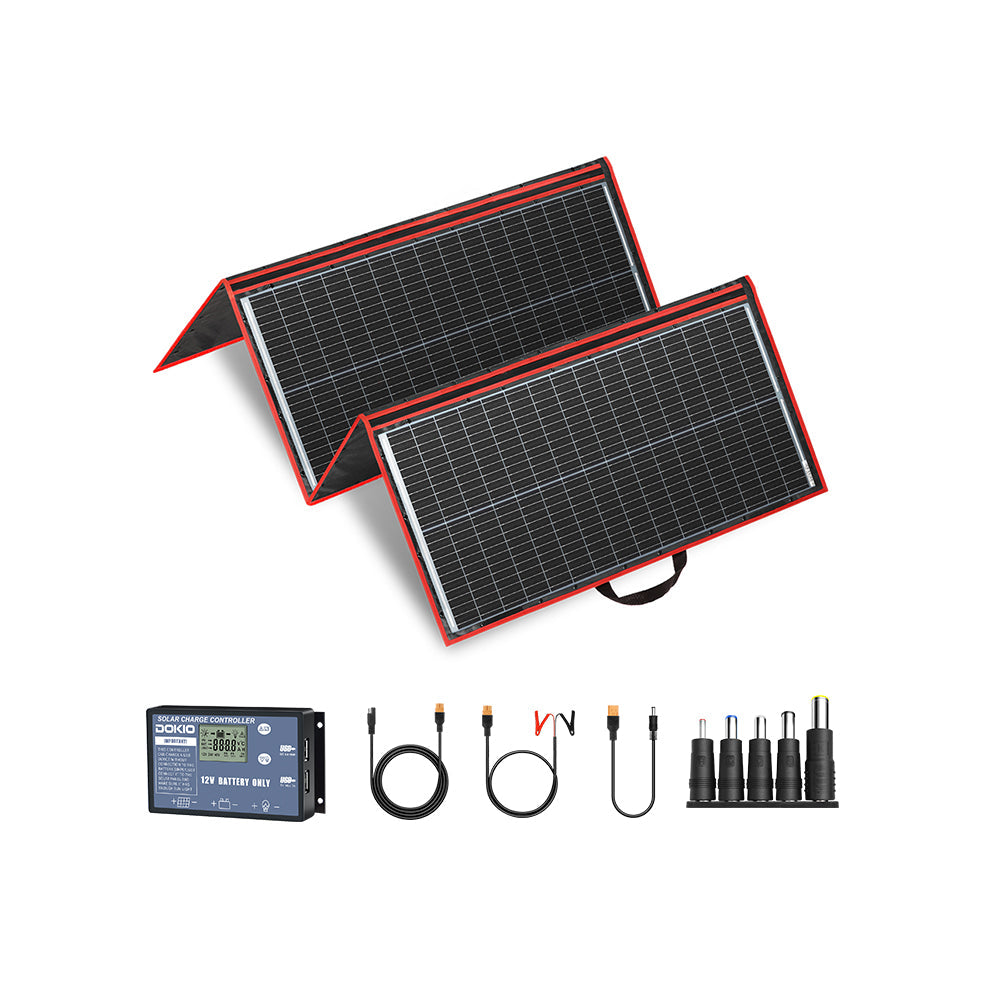 Folding solar panels