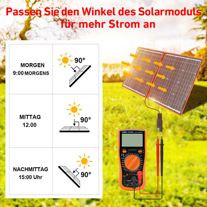 Faltbares, tragbares Solarmodul, 300 W, für Kraftwerk/Wohnmobil/Autobatterie/Handy 