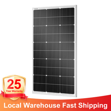 Dokio 100w Rigid Monocrystalline Solar Panel for Home/Caravan/RV/Boat