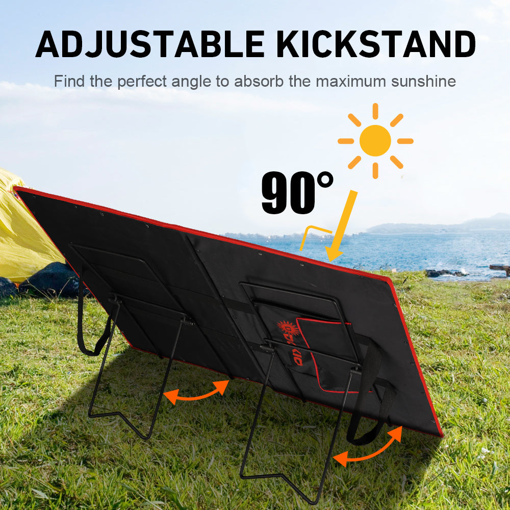 DOKIO Adjustable Solar Panel Mounting Bracket – Quick Angle Adjustment for Flat Surfaces