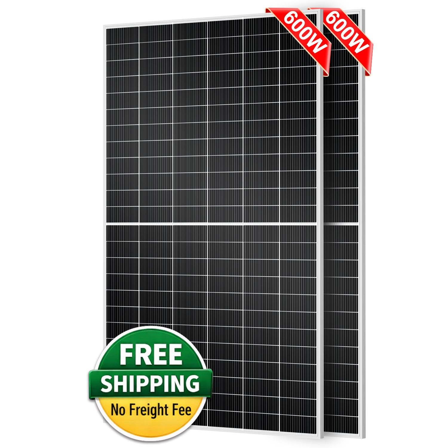 DOKIO 600W N-Type Bifacial Rigid Solar Panel