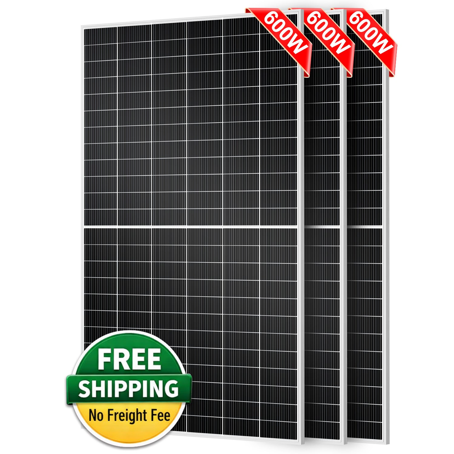 DOKIO 600W N-Type Bifacial Rigid Solar Panel