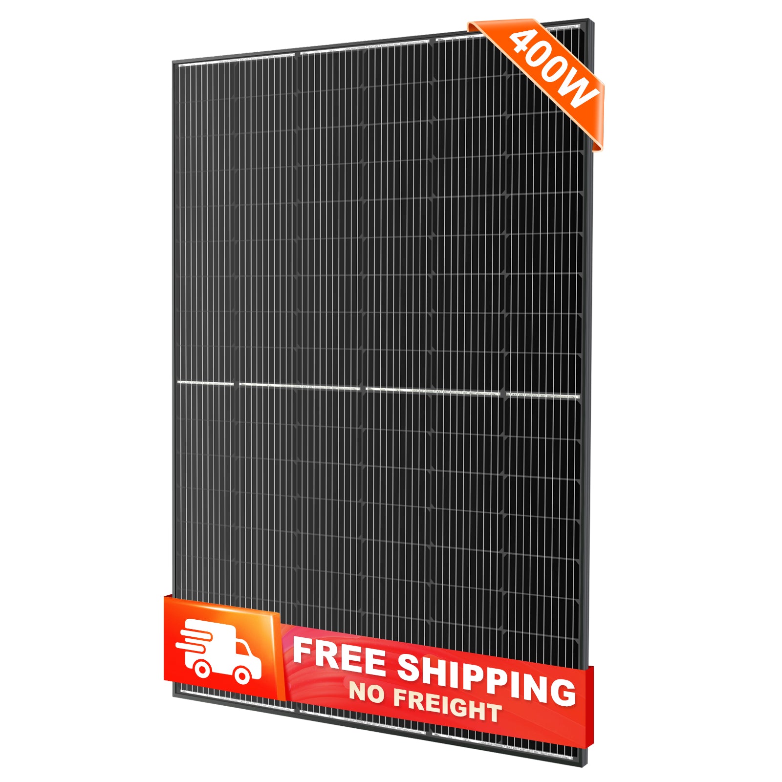 DOKIO 400 Watt Solar Panels 10BB 12/24 Volt Solar Panel kit High Efficiency for Rooftop Portable Power Station Farm Yacht RV Camping and Other Off-Grid Applications