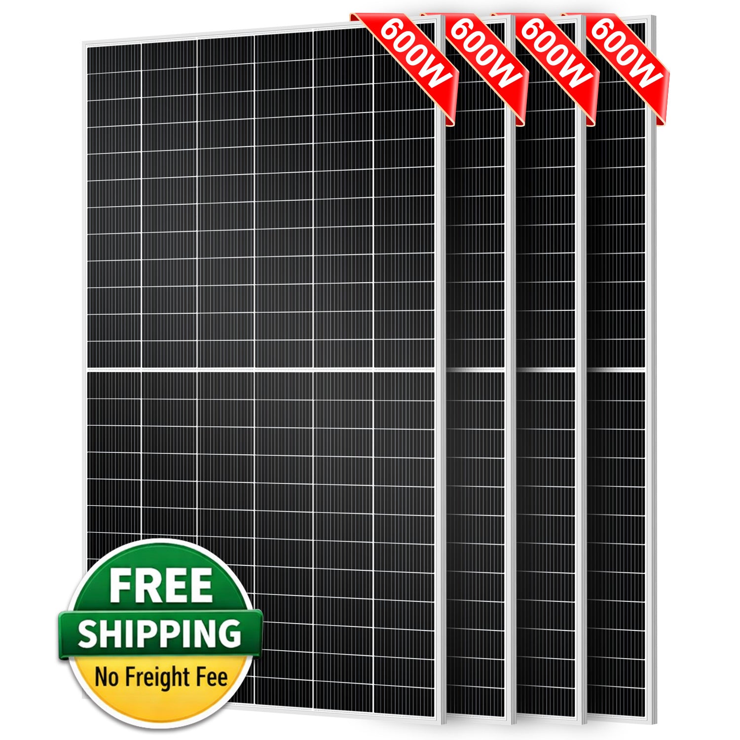 DOKIO 600W N-Type Bifacial Rigid Solar Panel