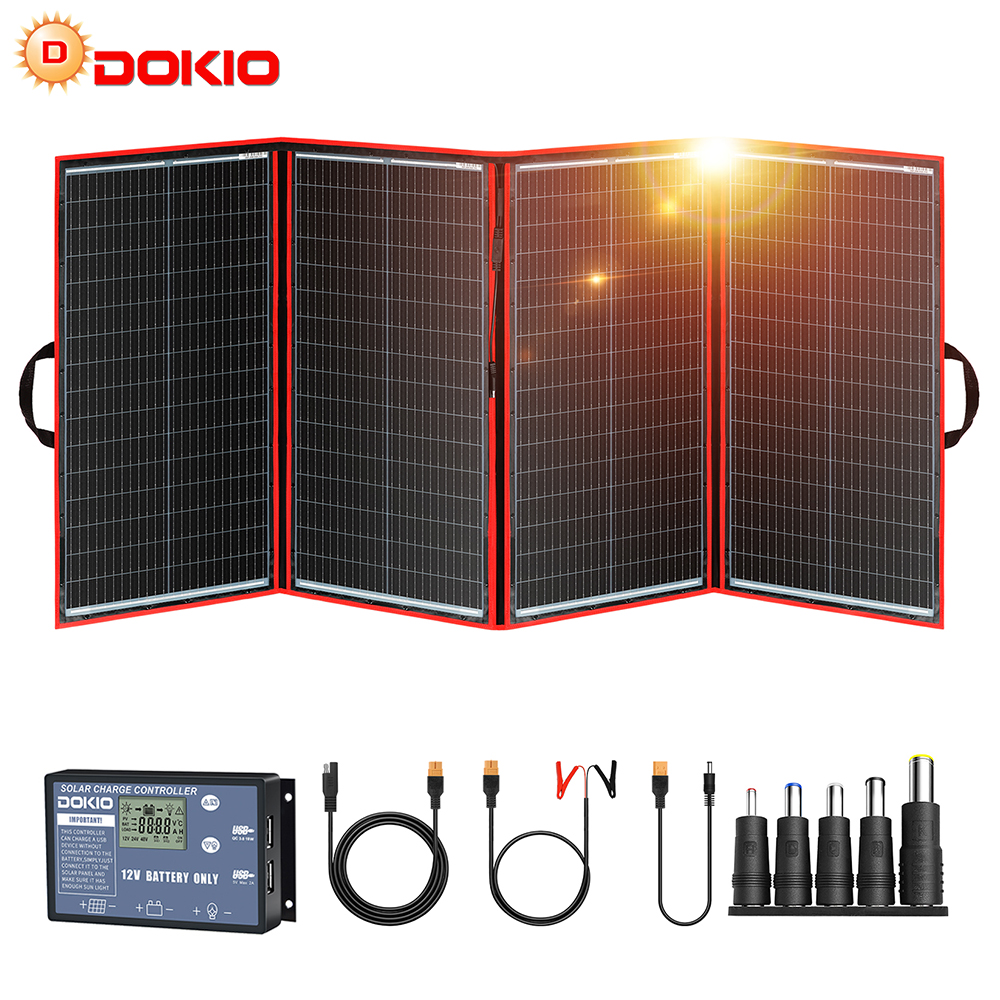 Faltbares, tragbares Solarmodul, 300 W, für Kraftwerk/Wohnmobil/Autobatterie/Handy 