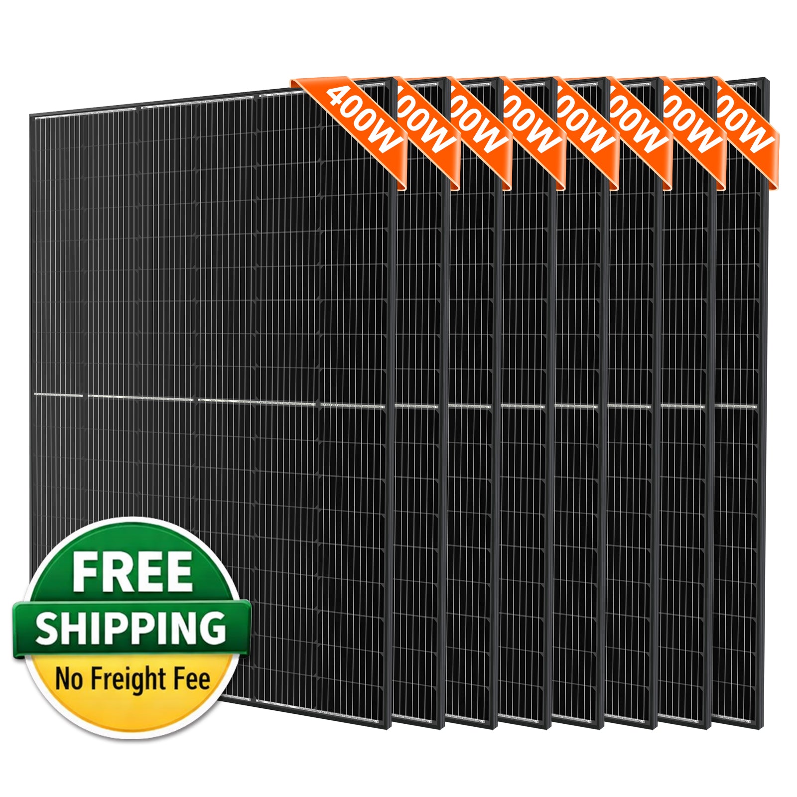DOKIO 400W N-Type Monocrystalline Rigid Solar Panel