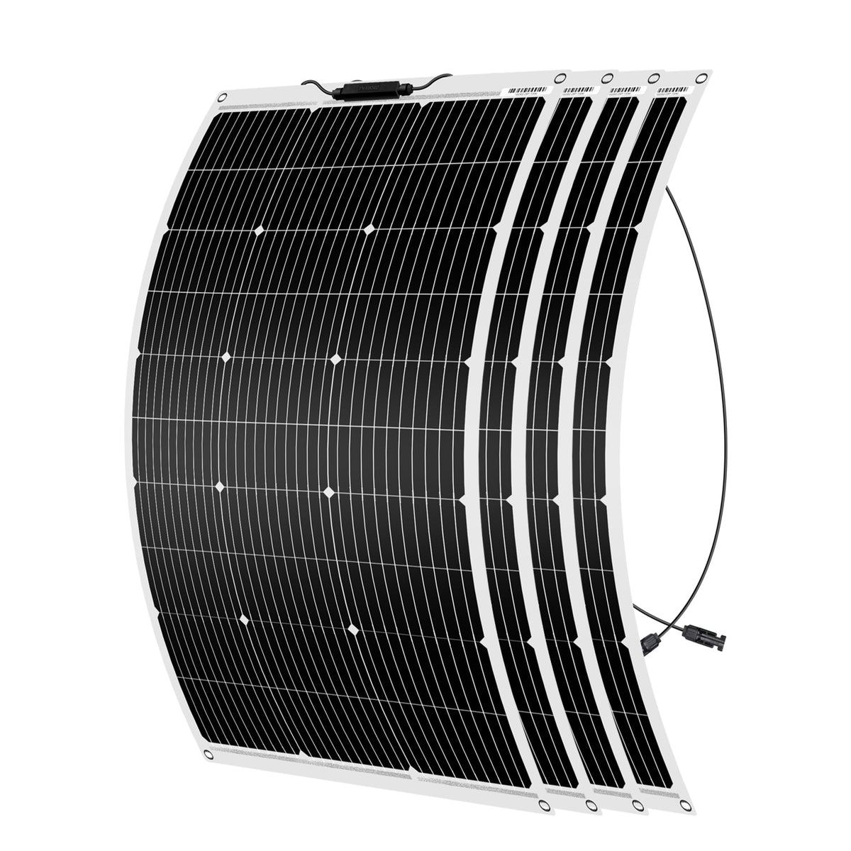 DOKIO 100W Flexible Monocrystalline Solar Panel for RV Roofs & Boats - DOKIO Solar Panel