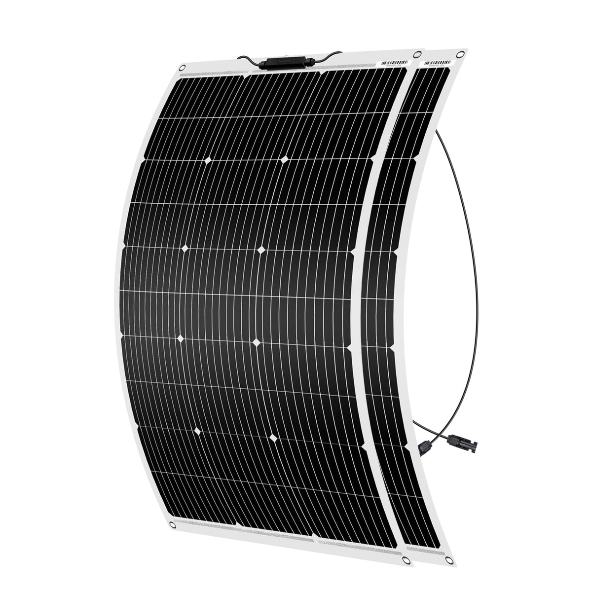 DOKIO 100W Flexible Monocrystalline Solar Panel for RV Roofs & Boats - DOKIO Solar Panel