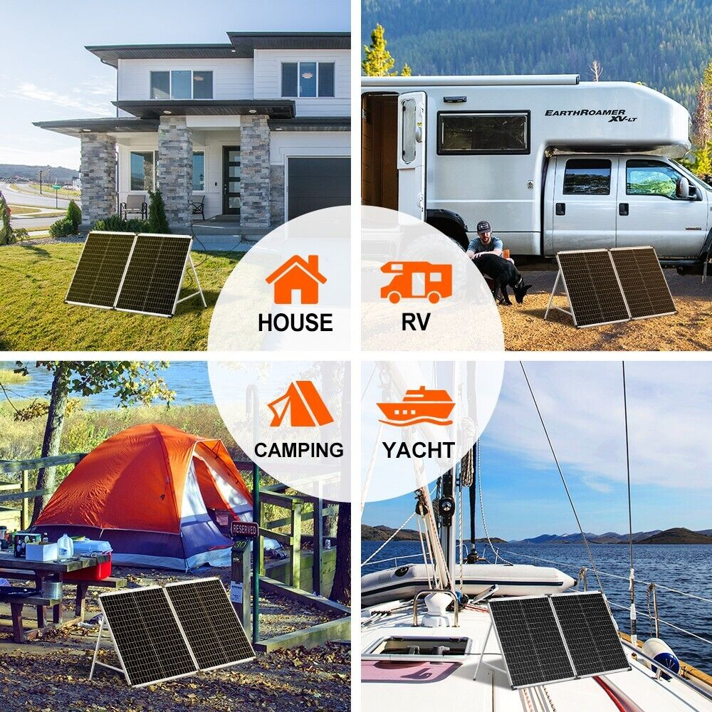 Dokio 100W Portable Solar Suitcase Panel Kit - DOKIO Solar Panel
