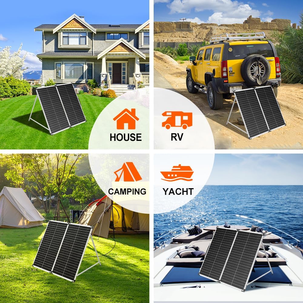 Dokio 150W Portable Solar Suitcase Panel Kit - DOKIO Solar Panel