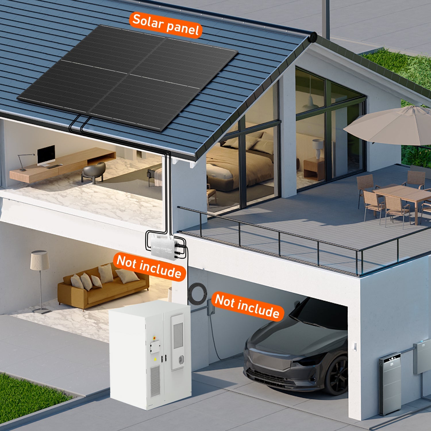 DOKIO 400W N - Type Monocrystalline Rigid Solar Panel - DOKIO Solar Panel