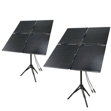 DOKIO 400W Portable Solar Panel Kit (8x50W) - DOKIO Solar Panel
