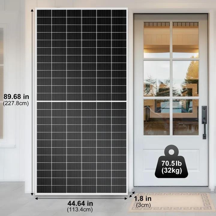 DOKIO 600W N-Type Bifacial Rigid Solar Panel - DOKIO Solar Panel