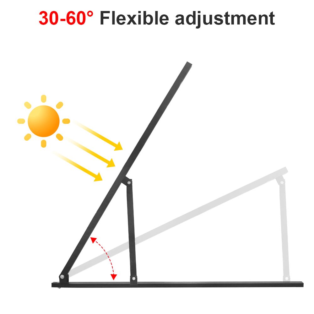 DOKIO Heavy - Duty Adjustable Solar Panel Mount ( Supports 1 × 400W solar panel ) - DOKIO Solar Panel