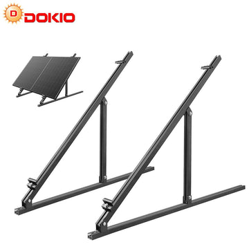 DOKIO Heavy - Duty Adjustable Solar Panel Mount ( Supports 1 × 400W solar panel ) - DOKIO Solar Panel