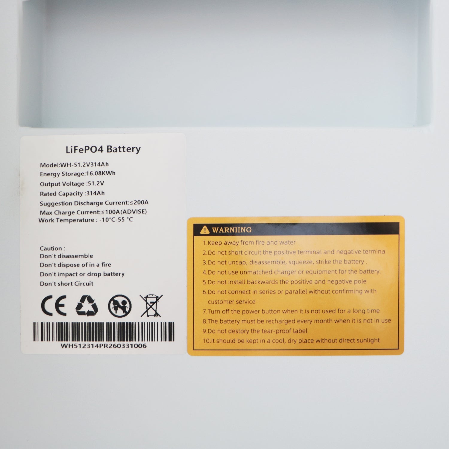DOKIO PowerCore 314 | 51.2V 314Ah LiFePO₄ Battery 16kWh - DOKIO Solar Panel