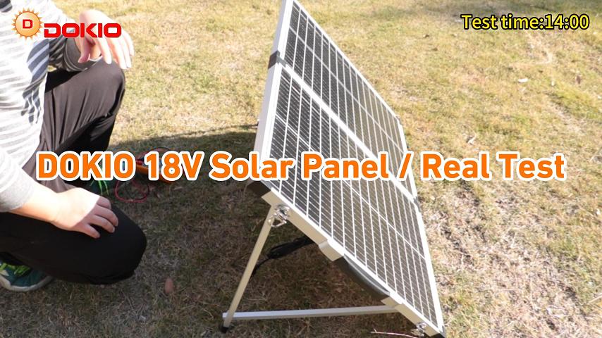 Dokio 100W Portable Solar Suitcase Panel Kit