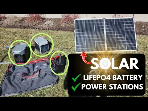 Dokio 200W Portable Foldable Solar Suitcase Panel Kit for Camping/RV/Car Battery/Home