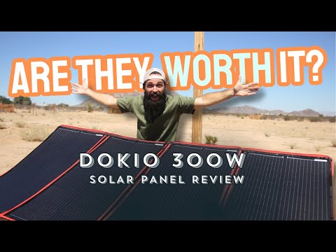 DOKIO 300W Portable Solar Panel Kit – More Power for Camping & RV Trips